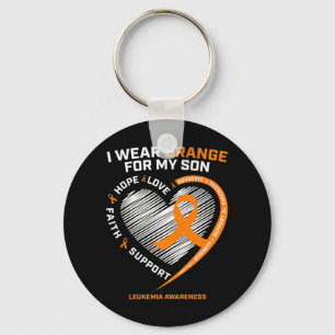 Mum Dad Leukaemia Awareness Son Leukaemia Awarene Key Ring