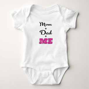 Mum + Dad = ME Baby Bodysuit