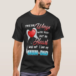 Mum Dad My Angels T Shirt In Memory Of Parents In