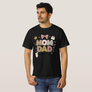 Mum Dad New Chapter Begins Cute Baby Design T-Shirt
