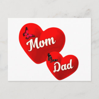 Mum-dad  postcard