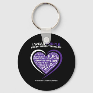 Mum Dad Purple Daughter In Law Pancreatic Cancer A Key Ring