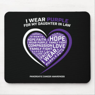 Mum Dad Purple Daughter In Law Pancreatic Cancer A Mouse Pad