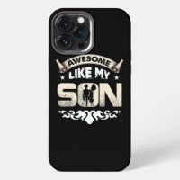 Mum Dad Quote Awesome Like My Son Happy Father's