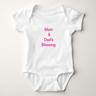 "Mum & Dad’s Blessing" Baby Romper Bodysuit