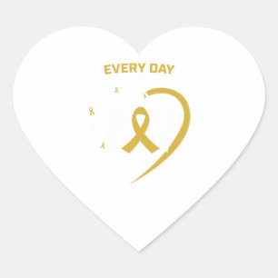 Mum Dad Women In Memory Daughter Childhood Cancer Heart Sticker