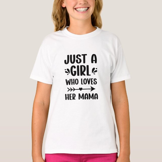 Mum daughter matching outfit Mothers Day Gift T-Shirt (Front)