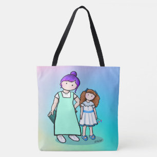 Mum & Daughter Tote Bag