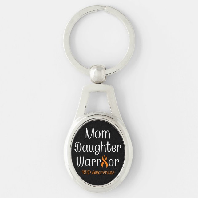 Mum Daughter Warrior...RSD Key Ring (Front)