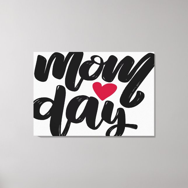 Mum Day Canvas Print (Front)