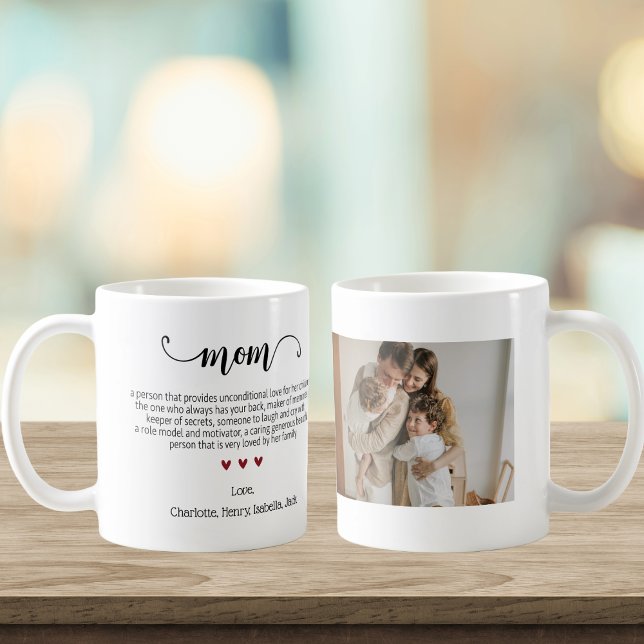 Mum Definition Mothers Day Photo Coffee Mug (Creator Uploaded)