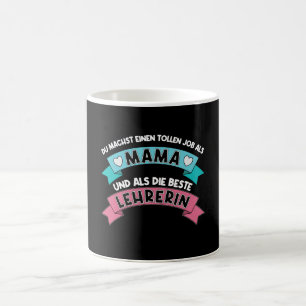 Mum Does A Great Job Teacher Coffee Mug