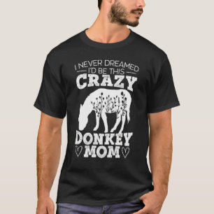 Mum Donkey Horse Animal Donkey Mum T-Shirt