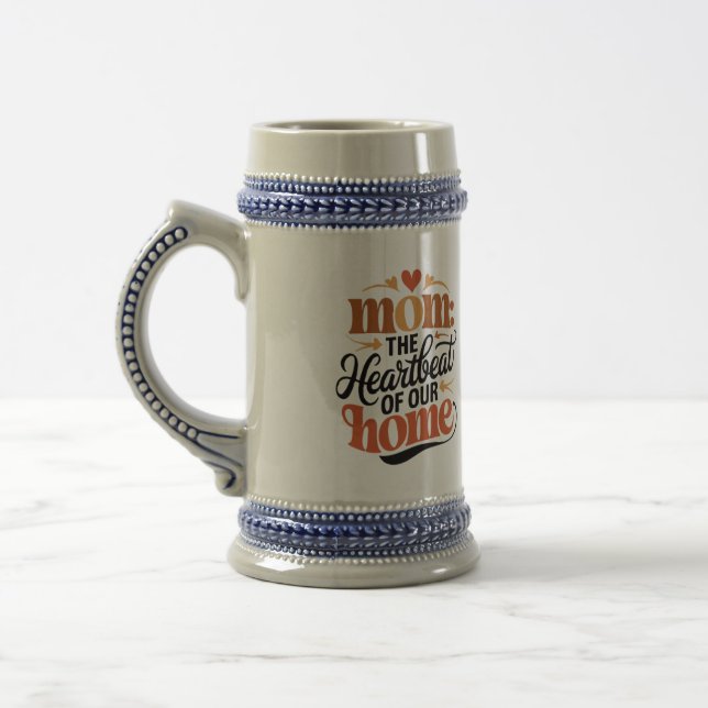 Mum Duty Beer Stein (Left)
