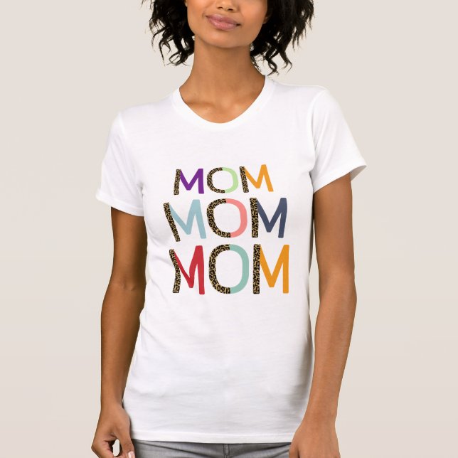 Mum  Elegant White  T-Shirt (Front)