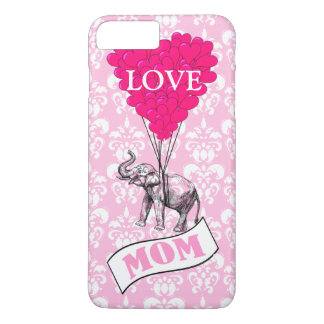 Mum, elephant and heart balloons Case-Mate iPhone case