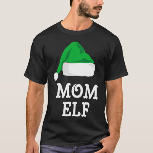 Mum Elf Christmas Matching Family Pj Pajama Xmas  T-Shirt