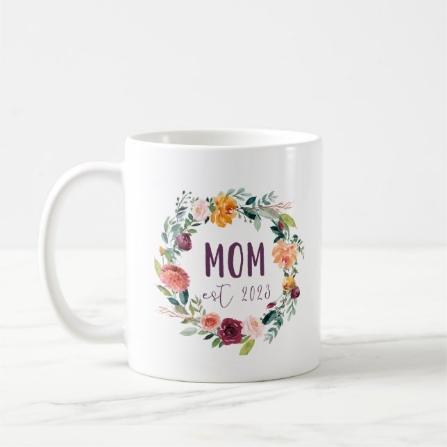 Mum est 2023 11oz Coffee Mug (Left)