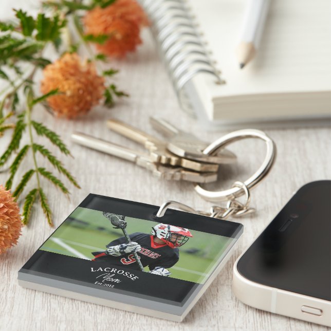  Mum Est. Photo Gift Key Ring (Front Right)
