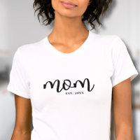 Mum Established Black Script Mother's