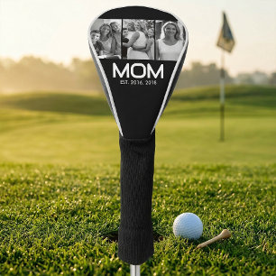 Mum Established Bold Black 3 Photo  Golf Head Cover