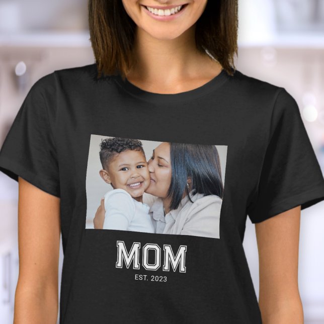 Mum Established CAPS Photo T-Shirt (Creator Uploaded)