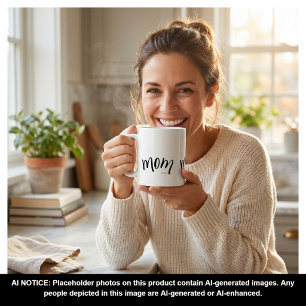 Mum Established Chic Stylish Elegant Custom Year Coffee Mug