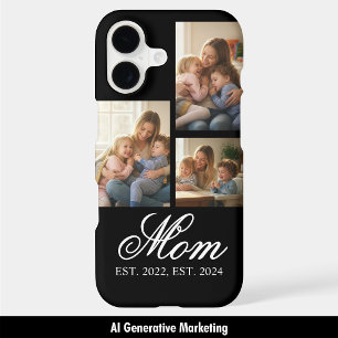 Mum Established Elegant Three Photo Memories