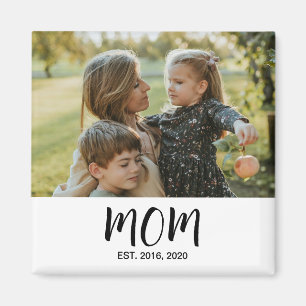 Mum Established Est. Photo Mother's Day Magnet