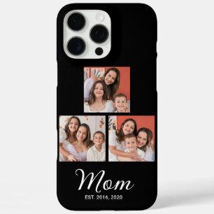 Mum Established Modern Script Black 3 Photo Case-M iPhone 16 Pro Max Case