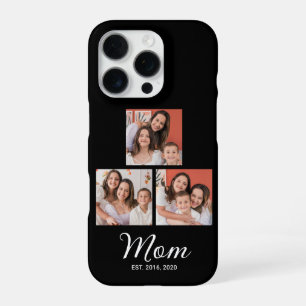 Mum Established Modern Script Black 3 Photo Case-M iPhone 16 Pro Case