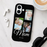 Mum Established Modern Script Black 3 Photo