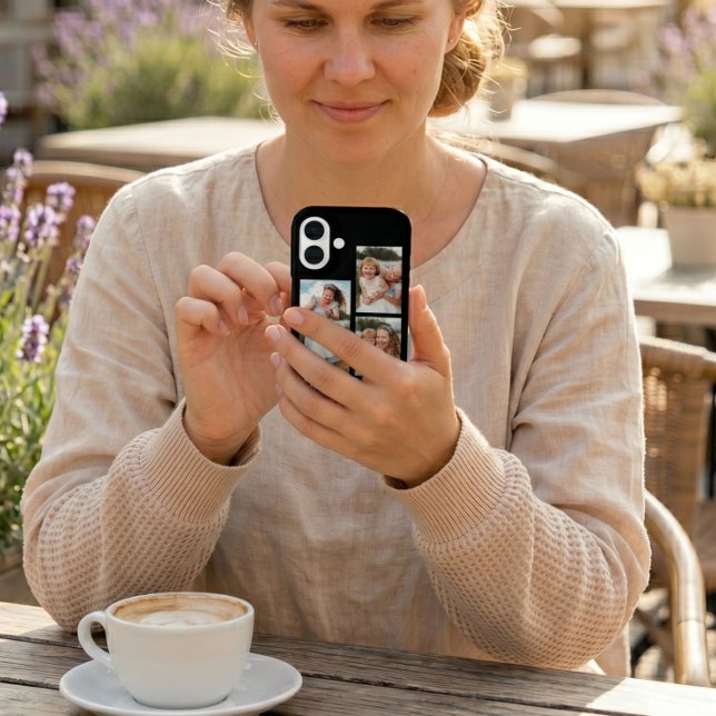Mum Established Modern Script Black 3 Photo Case-Mate iPhone Case (Creator Uploaded)