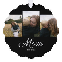 Mum Established Modern Script Black 3 Photo