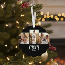 Mum Established Modern Script Black 3 Photo