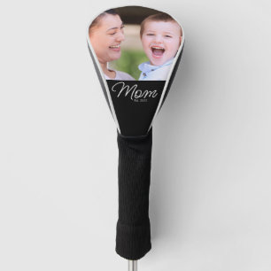 Mum Established Modern Script Photo Golf Head Cover