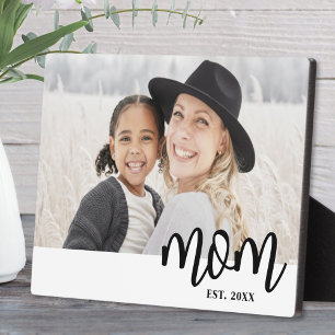 Mum Established Mother's Day Gift Photo Plaque