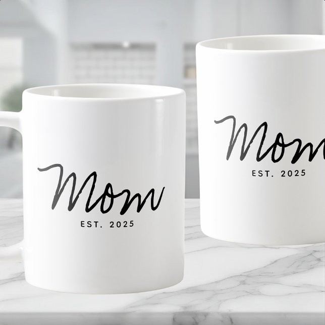 Mum Established New Mum Gift Coffee Mug (Creator Uploaded)