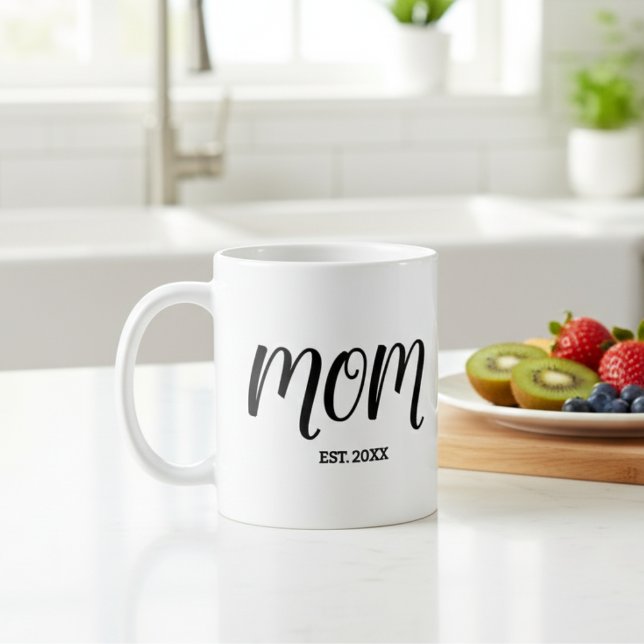 Mum Established New Mum Gift Coffee Mug (Creator Uploaded)