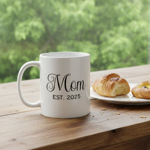Mum Established New Mum Gift Coffee Mug