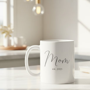Mum Established New Mum Gift Coffee Mug