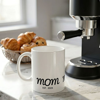 Mum Established New Mum Gift Coffee Mug