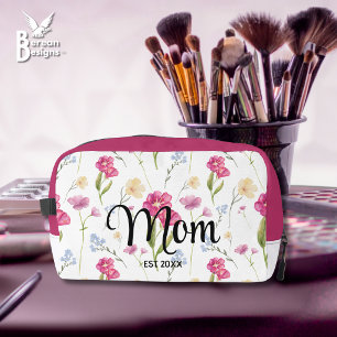 Mum Established New Mum Gift Floral Wildflower Dopp Kit