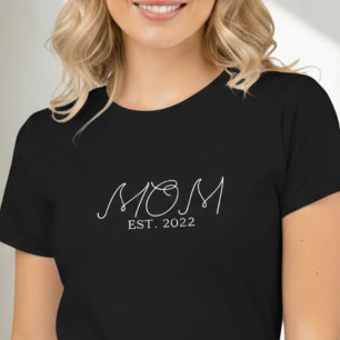 Mum Established New Mum Gift T-Shirt
