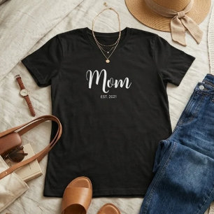 Mum Established New Mum Gift T-Shirt