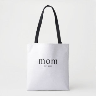Mum Established New Mum Gift Tote Bag