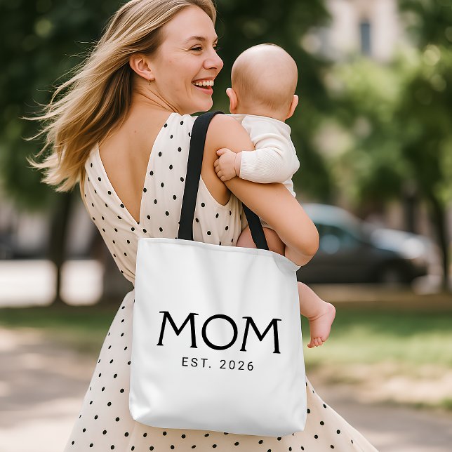 Mum Established New Mum Gift Tote Bag (Creator Uploaded)