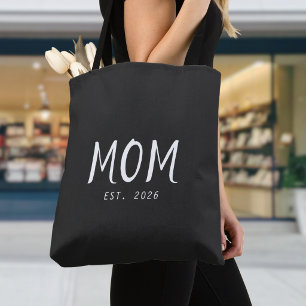 Mum Established New Mum Gift Tote Bag