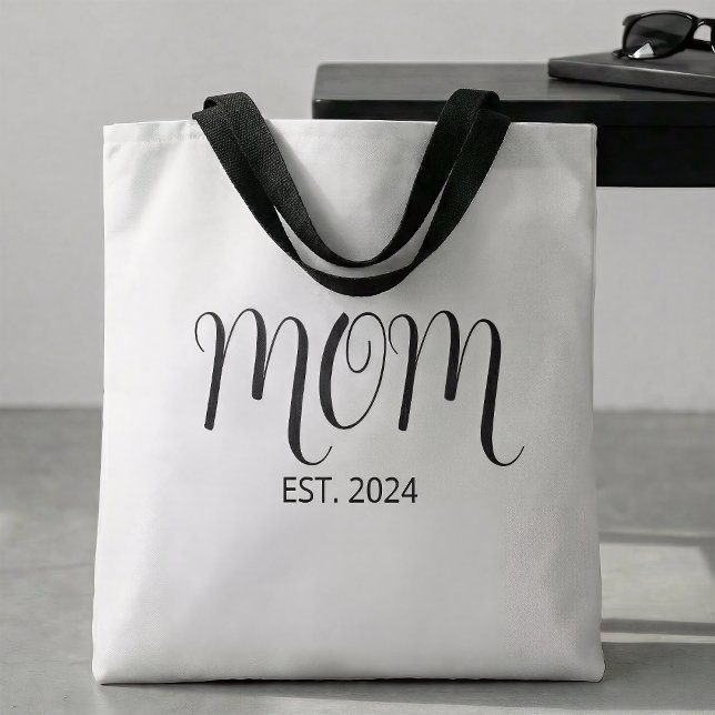 Mum Established New Mum Gift  Tote Bag (Creator Uploaded)