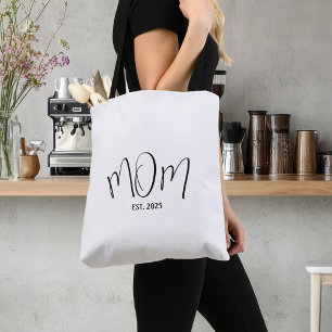 Mum Established New Mum Gift Tote Bag